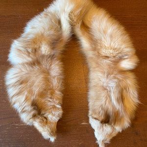 Vintage fox fur collar beautiful soft large